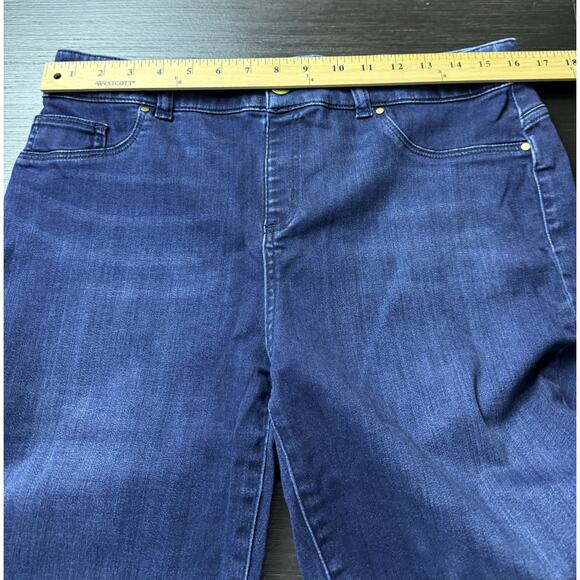 Chico’s Platinum Jeans Size 2/L 12 US 29.5 Inseam, Stretch Casual Lot Of 2 - Picture 5 of 7